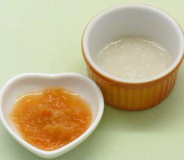白菜と人参のすりのばし・おかゆ