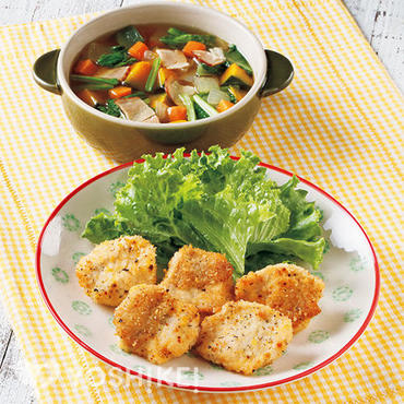簡単!チキンのパン粉焼き