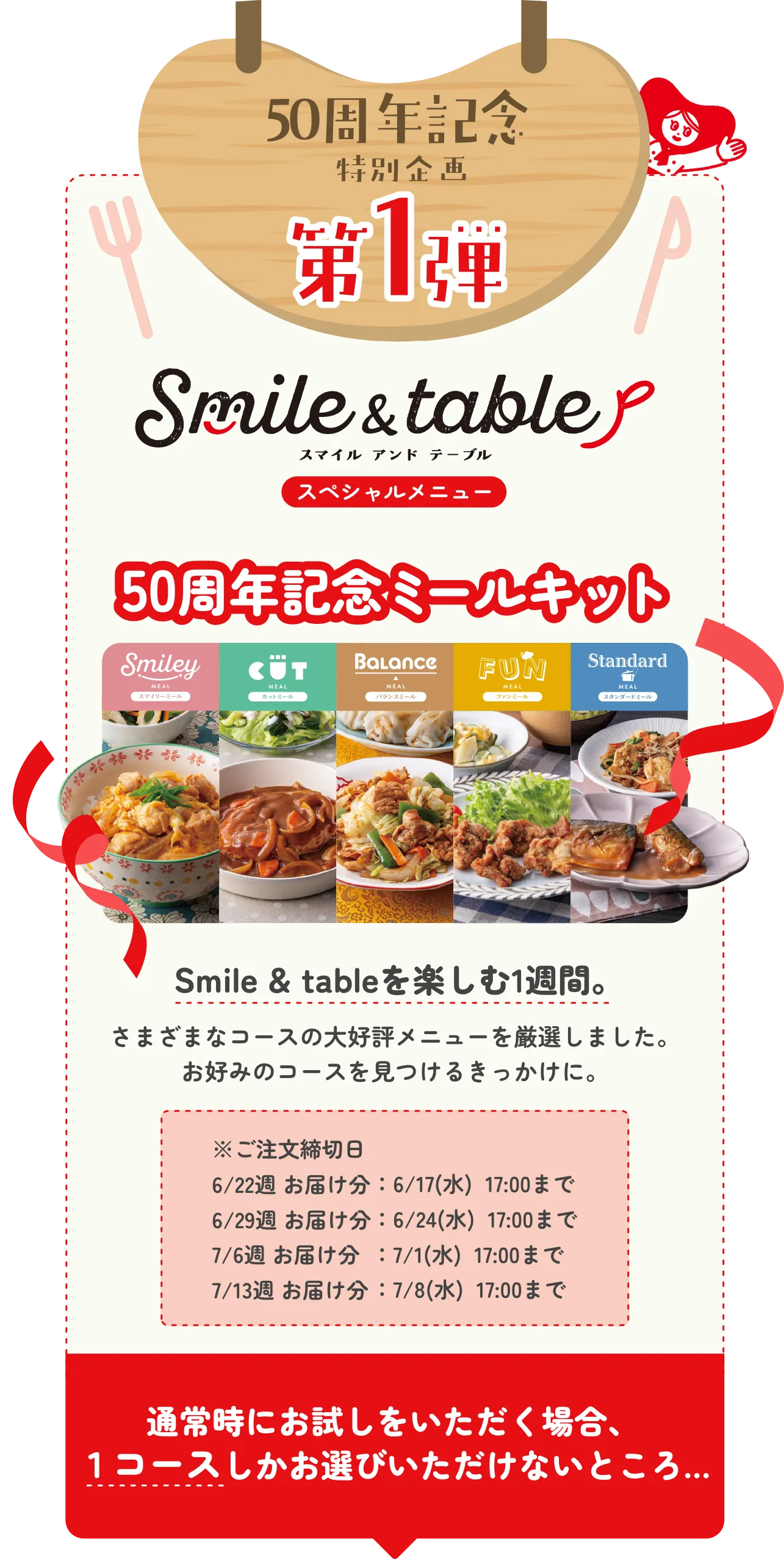 50周年記念 特別企画第1弾
