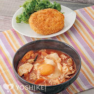 たれで簡単！あさりと豚肉のスンドゥブ