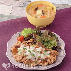 おろしでさっぱり♪豚肉の南蛮焼き