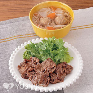 たれでお手軽♪牛肉のすりおろし生姜焼き