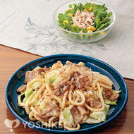 包丁いらず！みそマヨ焼きうどん