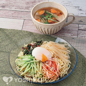 ゆでずにできる温玉冷やし中華