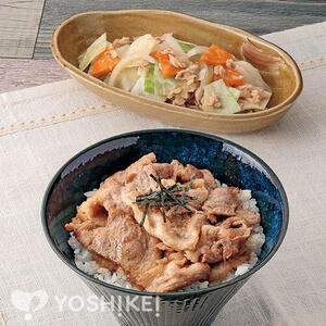 お手軽☆豚肉のごまみそ丼