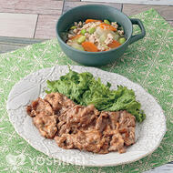 たれでお手軽♪牛肉のすりおろし生姜焼き