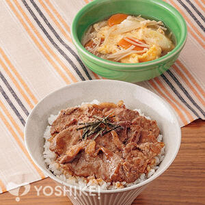 ラクラク！牛焼き肉丼