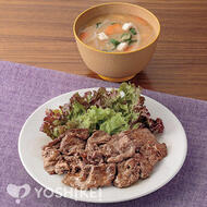 たれでお手軽♪牛肉のすりおろし生姜焼き