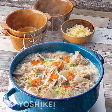ごま豆乳鍋～〆はチーズリゾットで♪～