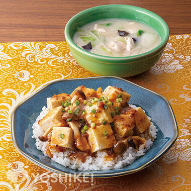 ソースでラクラク◎麻婆豆腐丼