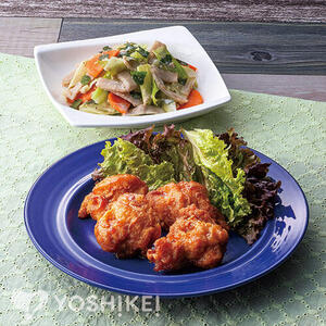 包丁いらず♪レンジで甘辛鶏から揚げ