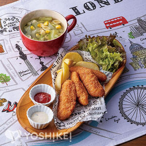 包丁いらず＆レンジでお手軽！フィッシュ＆チップス