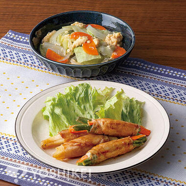 包丁いらず＆焼くだけ簡単！肉巻き野菜