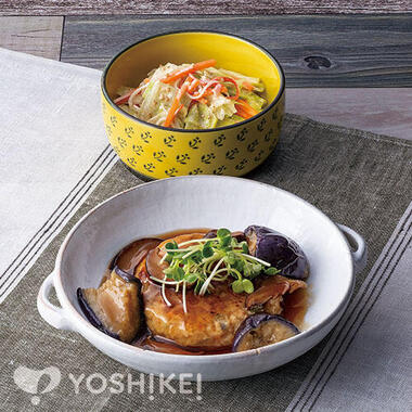 包丁いらず！あんかけ豆腐野菜ハンバーグ