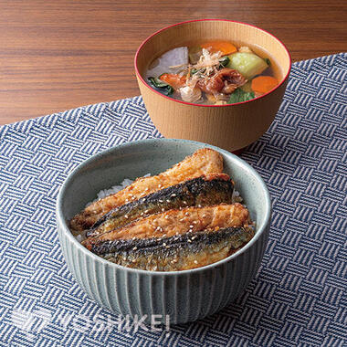 国産いわしの蒲焼き丼