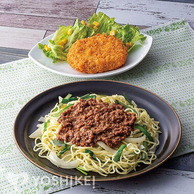 包丁いらず!肉みそ焼きそば