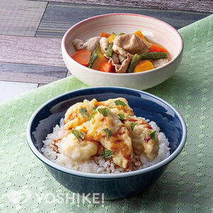 包丁いらず♪レンジでやわらかとり天丼