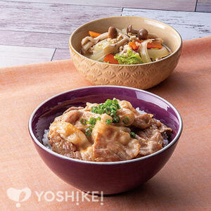 たれでお手軽！豚肉のすりおろし生姜焼き丼