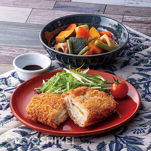 揚げ焼くだけ！ミルフィーユチーズとんかつ