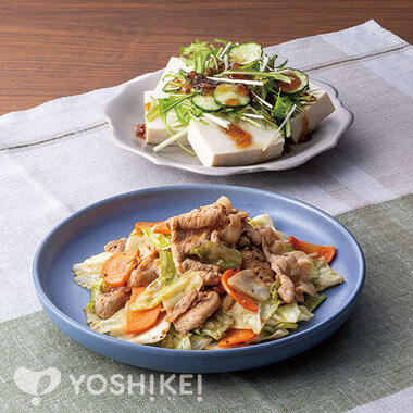 たれでお手軽！豚肉のみそ炒め