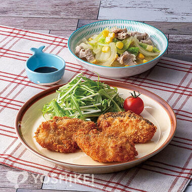 フライパンで！骨取りさけフライ