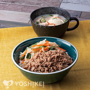包丁いらず！レンチンそぼろビビンバ