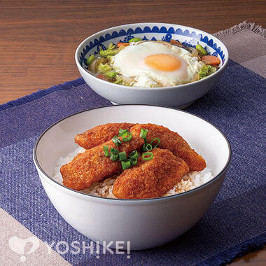 包丁いらず！レンジで白身魚のタレカツ丼風