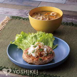 レンジで簡単！和風おろしハンバーグ