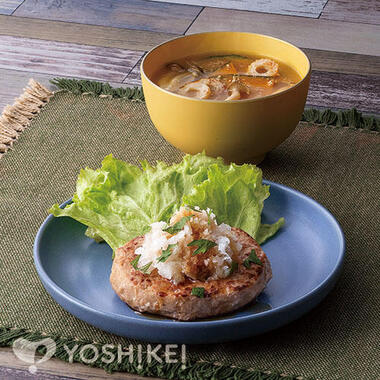 レンジで簡単!和風おろしハンバーグ