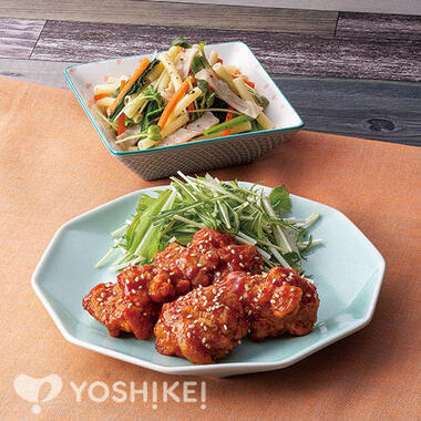 レンジで簡単!ヤンニョムチキン