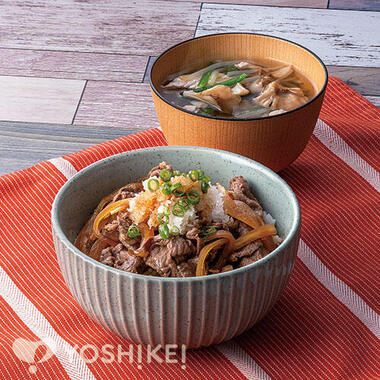 包丁いらず！おろしポン酢牛丼