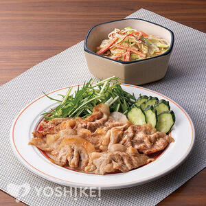 豚肉のすりおろし生姜焼き