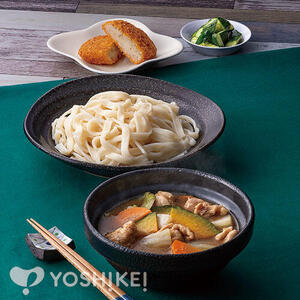 包丁いらず！早ゆでほうとうのコク旨味噌つけ麺