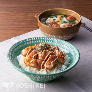 のりマヨチキン丼