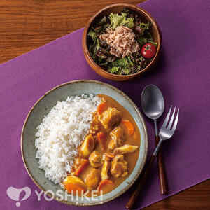 包丁いらず！焼あごだしの和風チキンカレー