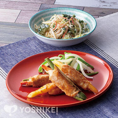 包丁いらず!焼くだけ肉巻き野菜