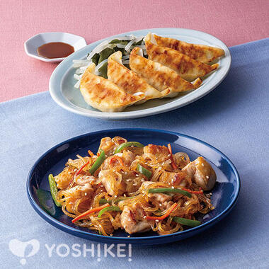 包丁いらず！ＸＯ醤ソースで鶏肉チャプチェ