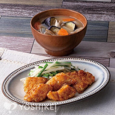 包丁いらず！たれでお手軽　かじきのバター醤油焼き