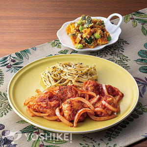 包丁いらず！完熟トマトのソースでチキンソテー
