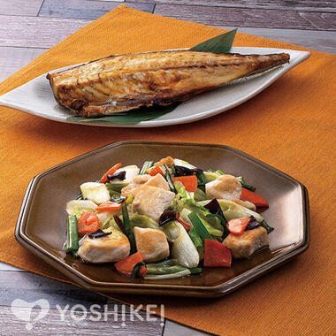 包丁いらず!鶏肉の炭火風しょうゆ炒め