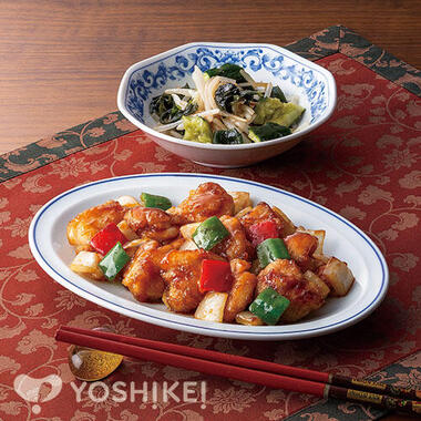 包丁いらず!鶏肉と野菜の黒酢炒め
