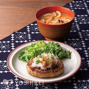 レンジで簡単！和風おろしハンバーグ
