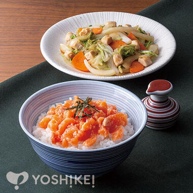 包丁いらず!のせるだけサーモンたたき丼