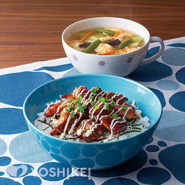 包丁いらず！ねぎマヨチキン丼