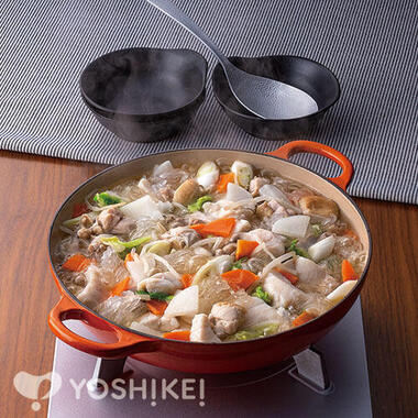 包丁いらず!鶏肉とかじきの寄せ鍋