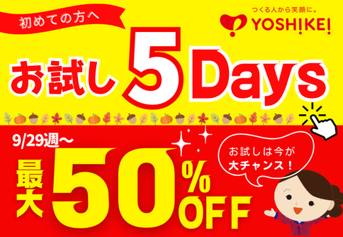 お試し5days