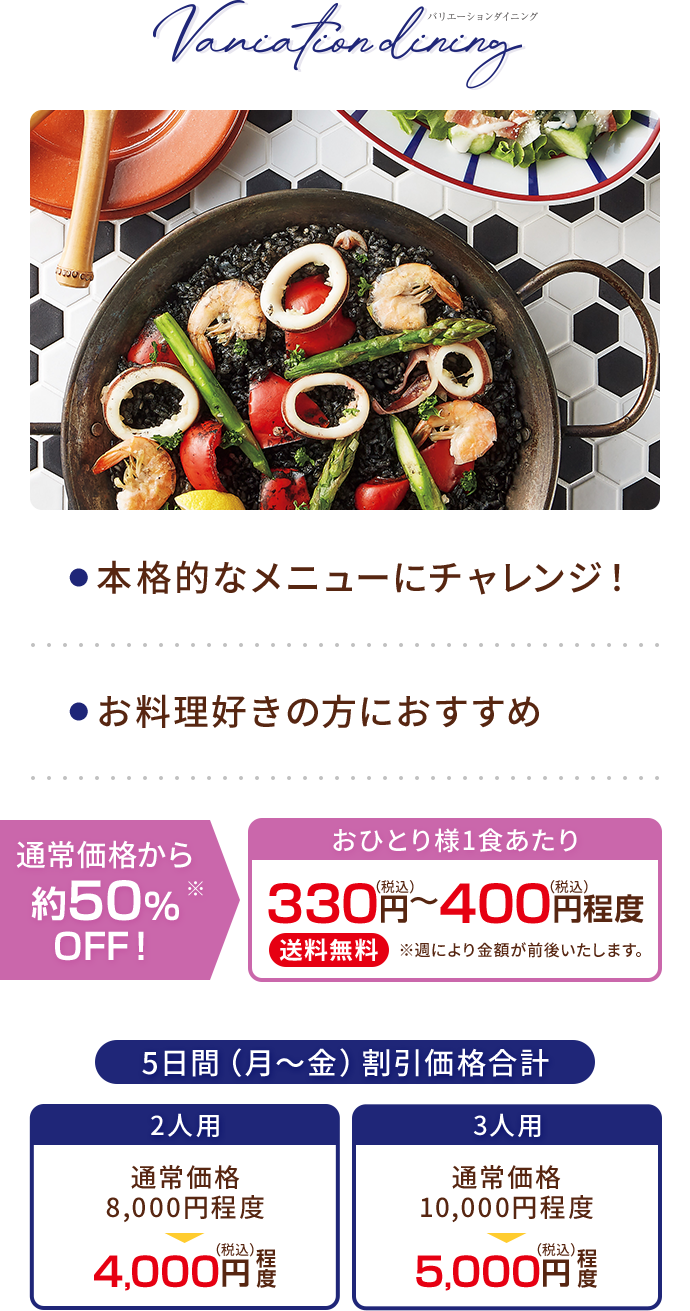 バリエーションダイニング