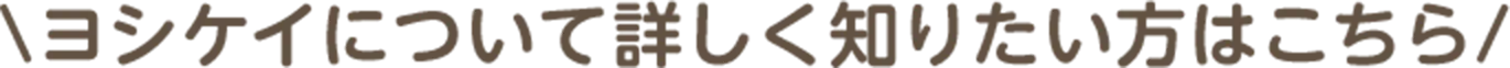 \ヨシケイについて詳しく知りたい方はこちら/