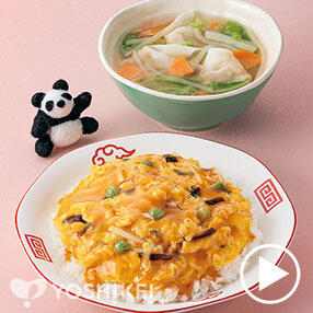 ふわとろたまごの天津飯