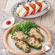 ピーマンの肉詰め～チーズのせ～